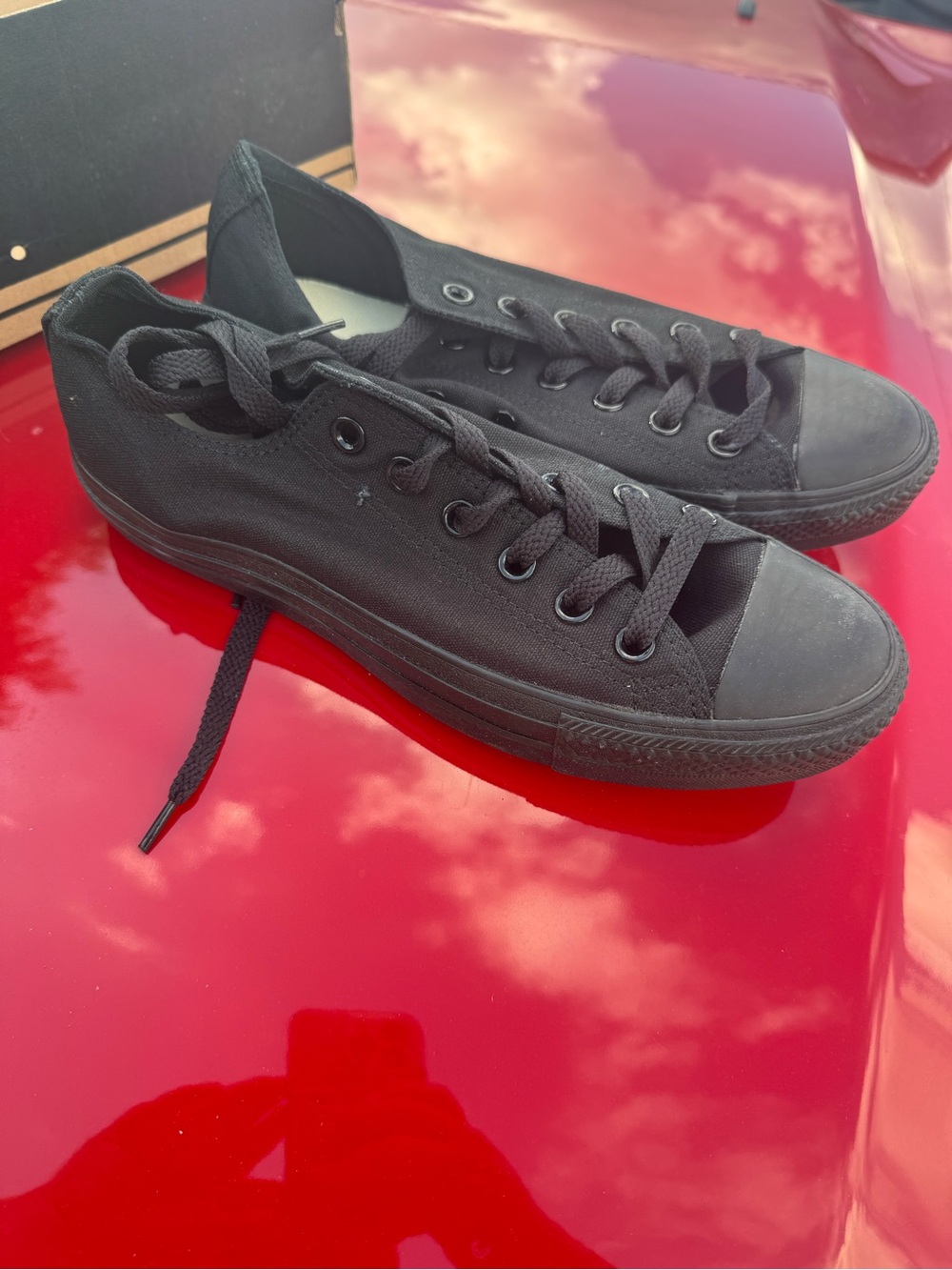 Converse Black Low Top Sneakers